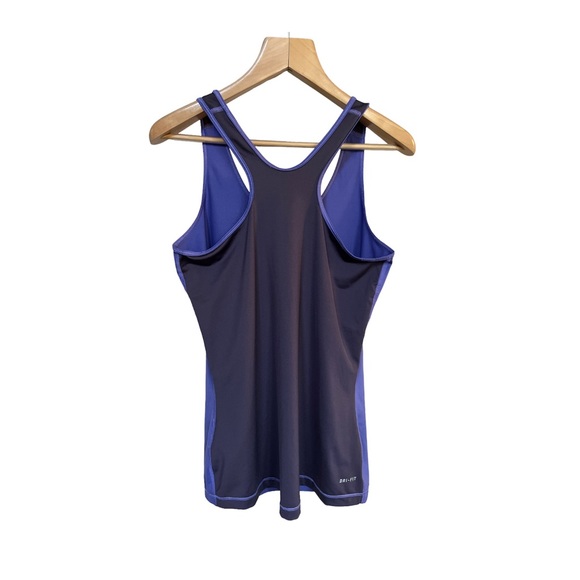 Nike Pro Women’s 2 Toned Purple Dri-Fit Activewear Tank Top, Size Large - Picture 2 of 7